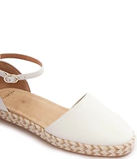 FRANKIE4 Kit Leather Ankle Strap Espadrilles