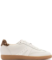 FRANKIE4 Levi Leather and Suede Leopard Lace Up Sneakers
