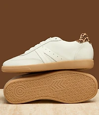 FRANKIE4 Levi Leather and Suede Leopard Lace Up Sneakers