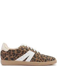 FRANKIE4 Levi Leopard Print Suede and Leather Sneakers