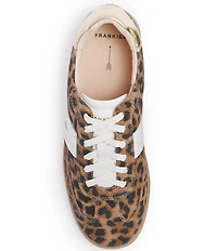 FRANKIE4 Levi Leopard Print Suede and Leather Sneakers