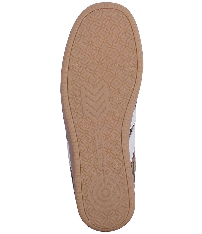 FRANKIE4 Levi Leopard Print Suede and Leather Sneakers