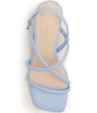 FRANKIE4 Lottie Leather Strappy Block Heel Sandals