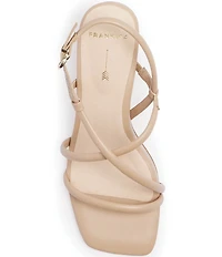 FRANKIE4 Lottie Leather Strappy Block Heel Sandals