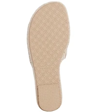 FRANKIE4 Lucia Leather Espadrille Slide Sandals