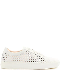 FRANKIE4 Mim IV Perforated Embossed Weave Leather Sneakers