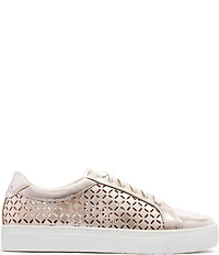 FRANKIE4 Mim V Lattice Perforated Leather Sneakers