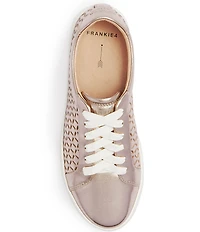FRANKIE4 Mim V Lattice Perforated Leather Sneakers