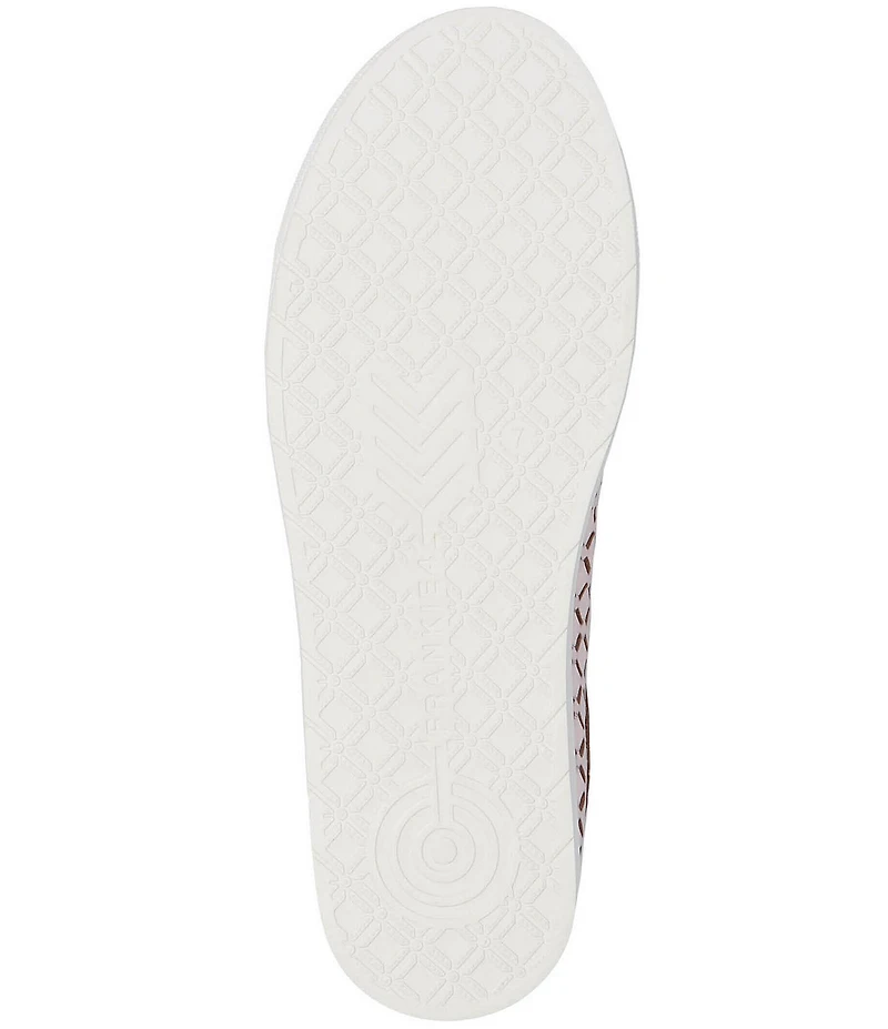 FRANKIE4 Mim V Lattice Perforated Leather Sneakers