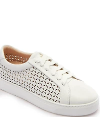 FRANKIE4 Mim V Lattice Perforated Leather Sneakers