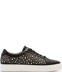 FRANKIE4 Mim V Studded Leather Lace Up Sneakers