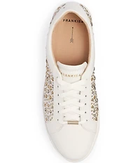 FRANKIE4 Mim V Studded Leather Lace Up Sneakers