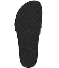 FRANKIE4 Monterey Leather Buckled Footbed Slide Sandals