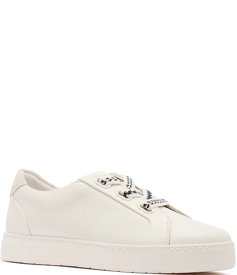 FRANKIE4 Mya II Embossed Leather Sneakers