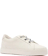 FRANKIE4 Mya II Embossed Leather Sneakers