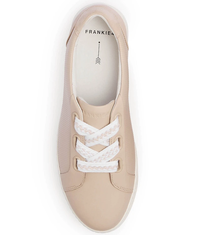 FRANKIE4 Mya II Embossed Leather Sneakers