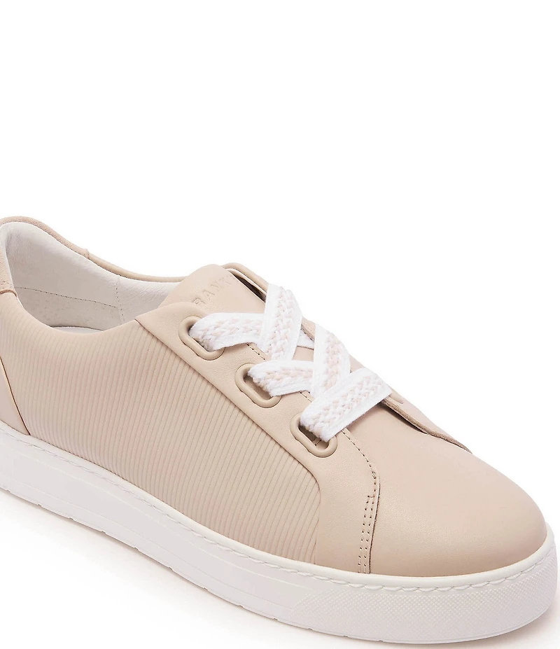 FRANKIE4 Mya II Embossed Leather Sneakers