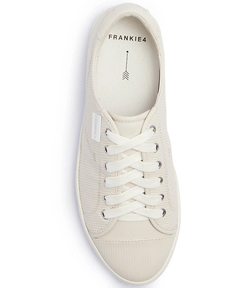 FRANKIE4 Nat III Embossed Leather Sneakers