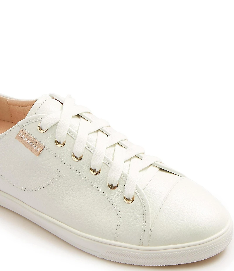 FRANKIE4 Nat III Tumbled Leather Sneakers