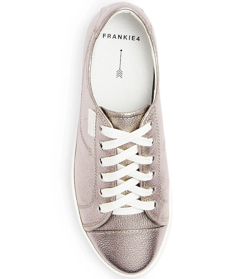 FRANKIE4 Nat III Metallic Leather Sneakers