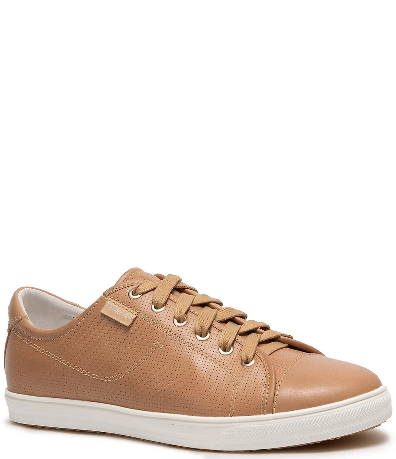 FRANKIE4 Nat III Punched Leather Sneakers