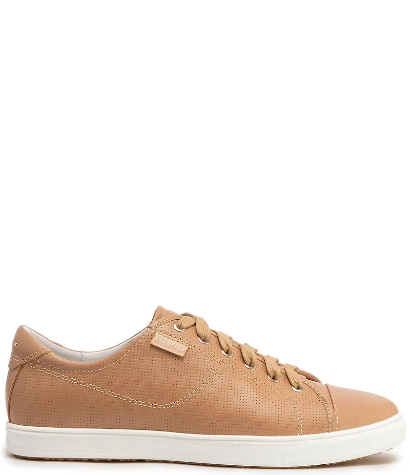 FRANKIE4 Nat III Punched Leather Sneakers