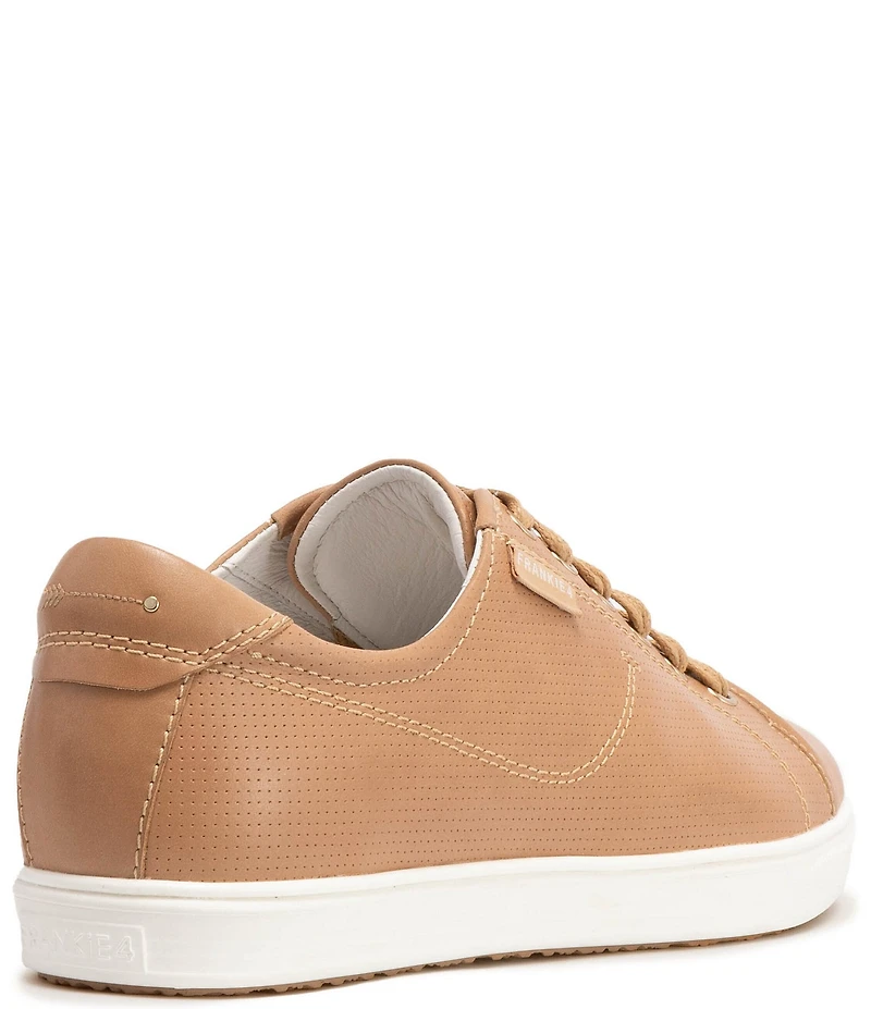 FRANKIE4 Nat III Punched Leather Sneakers