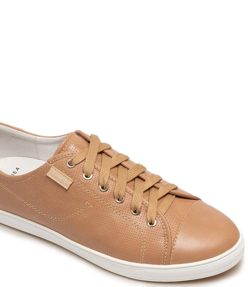 FRANKIE4 Nat III Punched Leather Sneakers