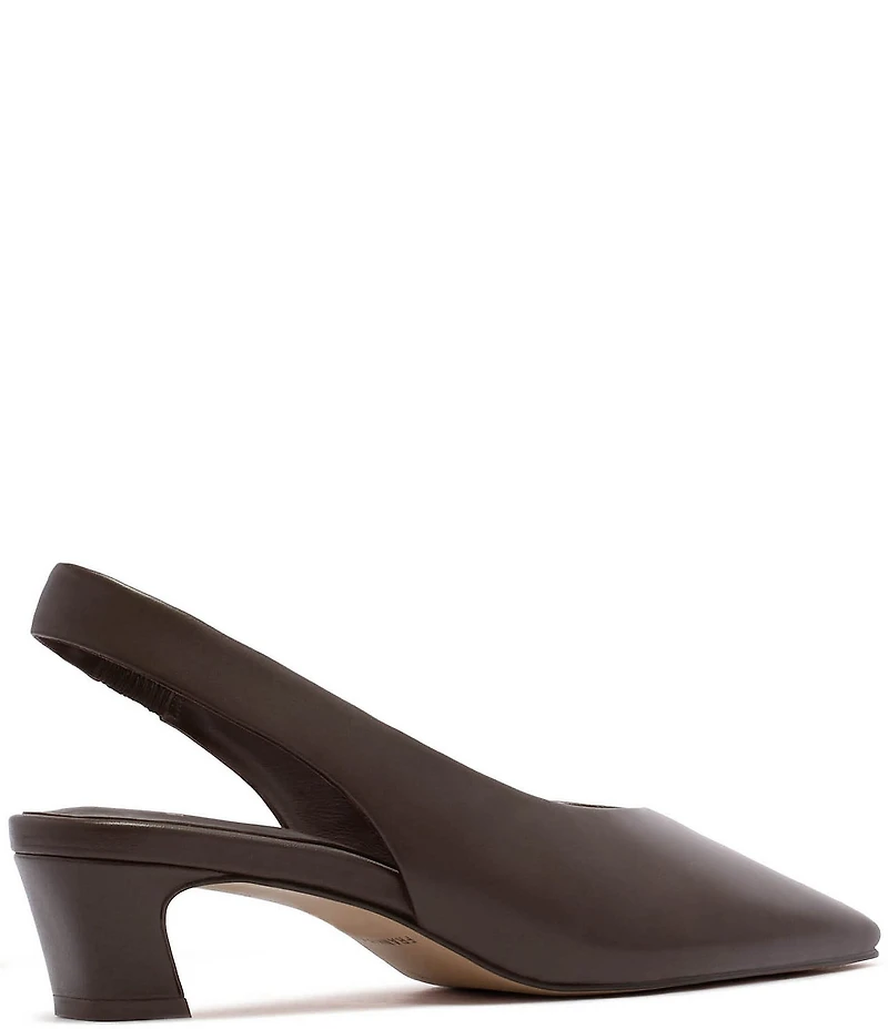FRANKIE4 Noa Leather Slingback Snip Toe Pumps