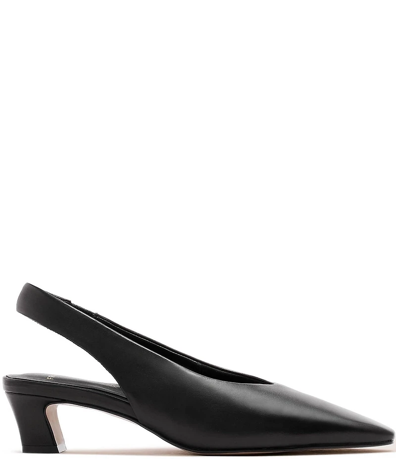 FRANKIE4 Noa Leather Slingback Snip Toe Pumps