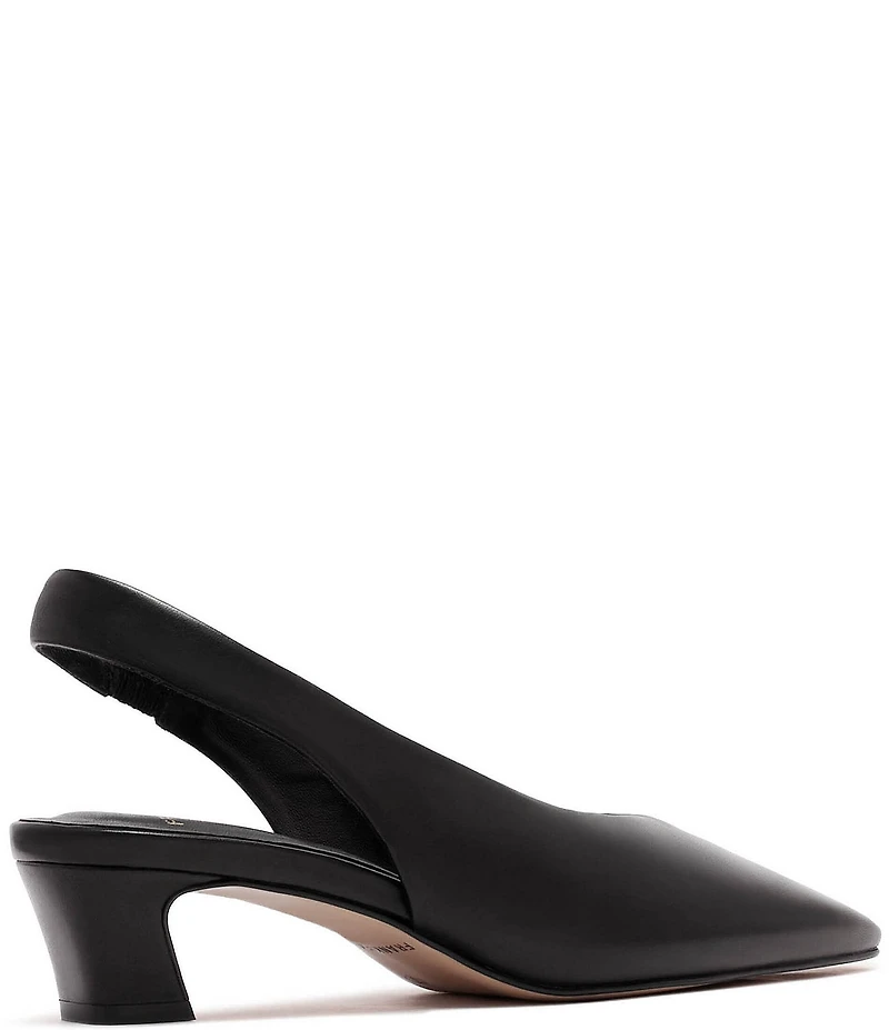 FRANKIE4 Noa Leather Slingback Snip Toe Pumps