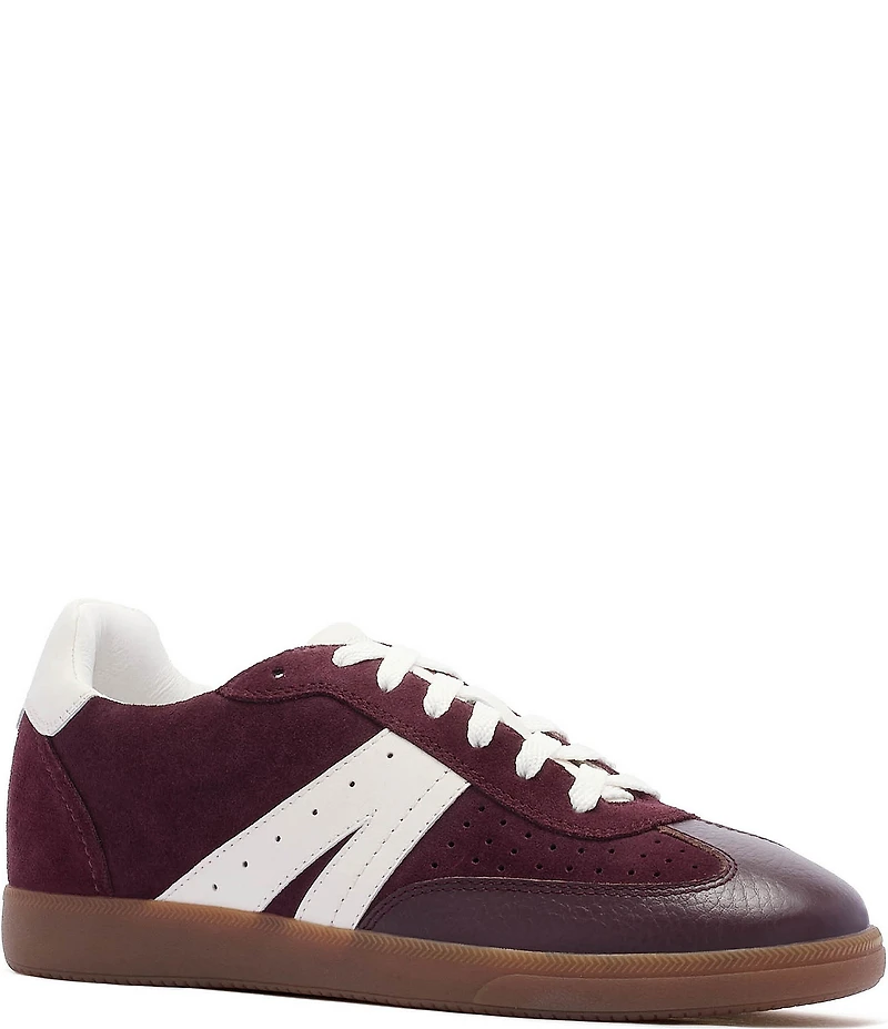 FRANKIE4 Perforated Levi Suede & Leather Sneakers