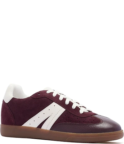 FRANKIE4 Perforated Levi Suede & Leather Sneakers