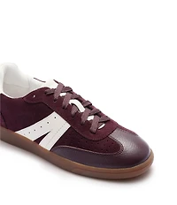 FRANKIE4 Perforated Levi Suede & Leather Sneakers