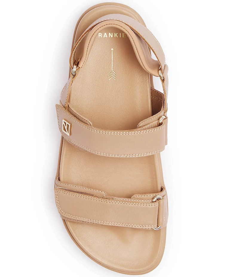 FRANKIE4 Rome Leather Slingback Footbed Sandals