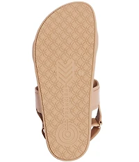 FRANKIE4 Rome Leather Slingback Footbed Sandals