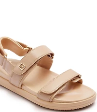 FRANKIE4 Rome Leather Slingback Footbed Sandals