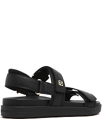 FRANKIE4 Rome Leather Slingback Footbed Sandals