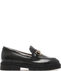 FRANKIE4 Saint Leather Bit Buckle Loafers