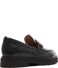 FRANKIE4 Saint Leather Bit Buckle Loafers