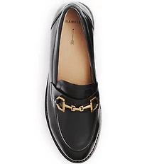 FRANKIE4 Saint Leather Bit Buckle Loafers