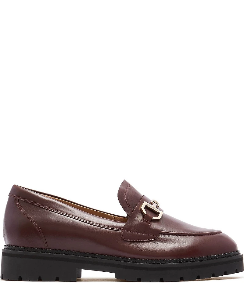 FRANKIE4 Saint Leather Bit Buckle Loafers