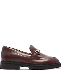 FRANKIE4 Saint Leather Bit Buckle Loafers