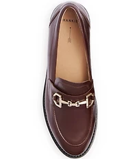 FRANKIE4 Saint Leather Bit Buckle Loafers