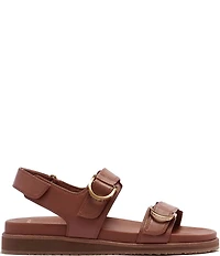 FRANKIE4 Thompson II Banded Hook-and-Loop Footbed Leather Sandals