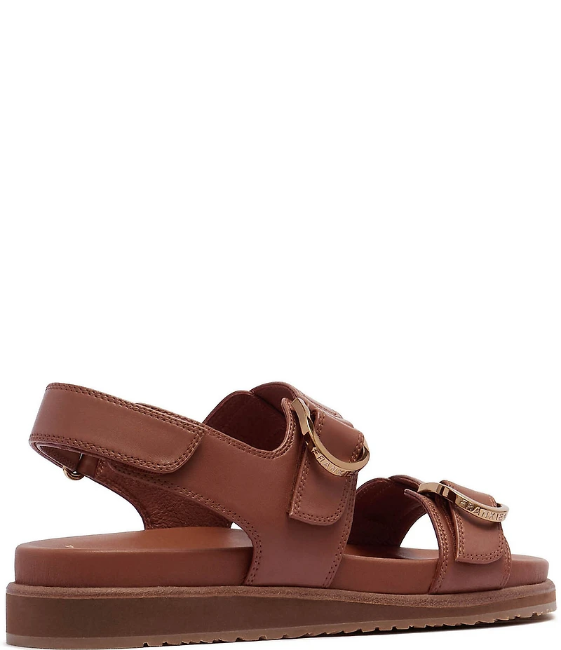 FRANKIE4 Thompson II Banded Hook-and-Loop Footbed Leather Sandals