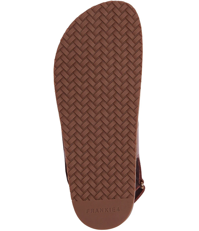 FRANKIE4 Thompson II Banded Hook-and-Loop Footbed Leather Sandals