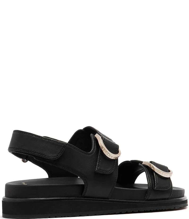 FRANKIE4 Thompson II Banded Hook-and-Loop Footbed Leather Sandals