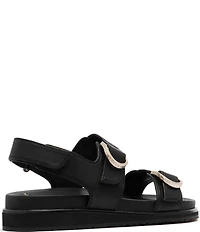 FRANKIE4 Thompson II Banded Hook-and-Loop Footbed Leather Sandals