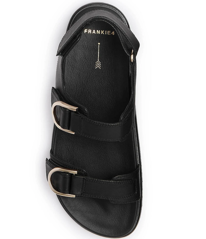 FRANKIE4 Thompson II Banded Hook-and-Loop Footbed Leather Sandals